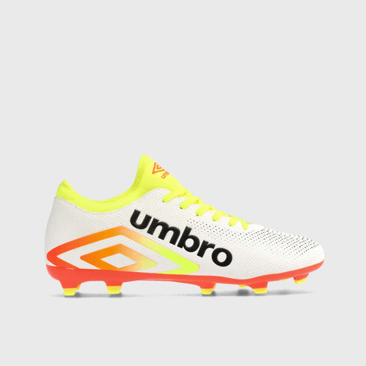 Umbro Mens Aurora III Football Boots White