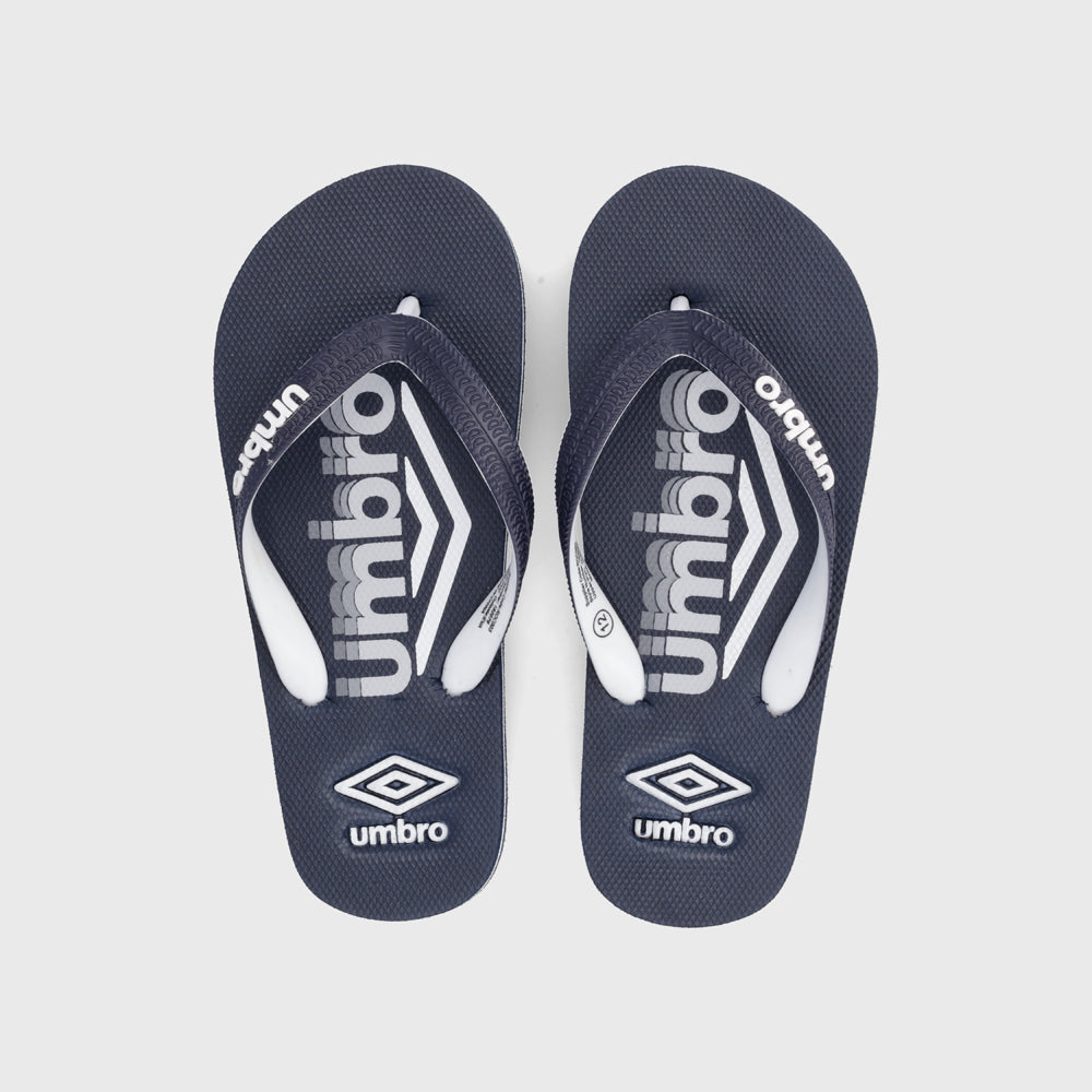 Umbro Kids Split Chevron Thong Sandals Navy