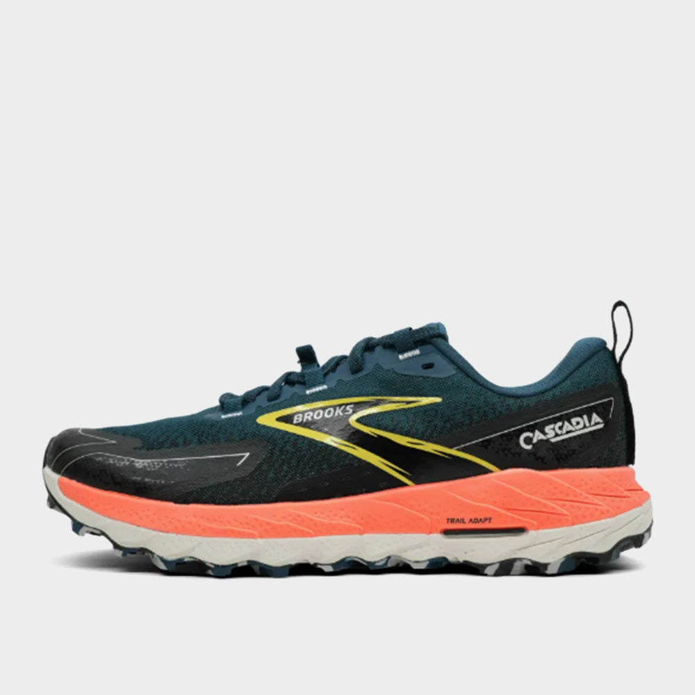 Brooks Mens Cascadia 18 Trail Running Shoes Black