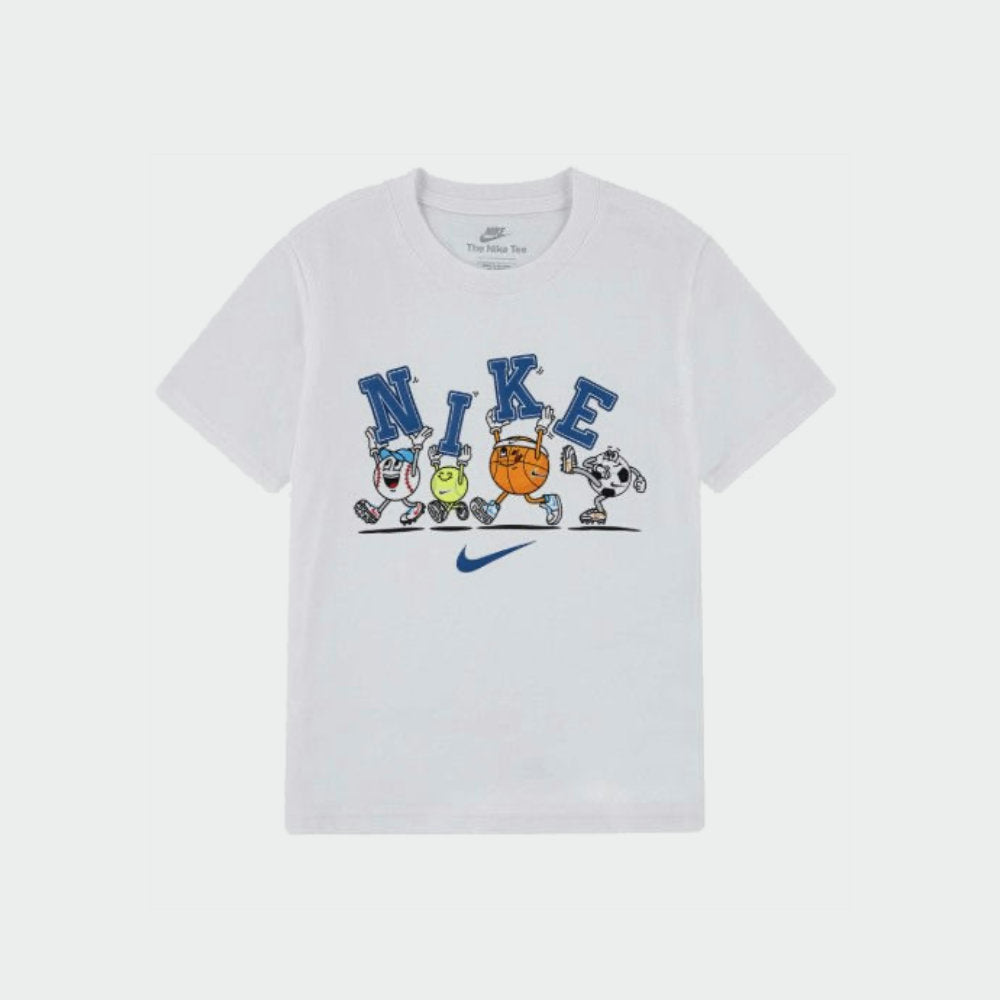 Nike Boys Multi Sportsball Tee White