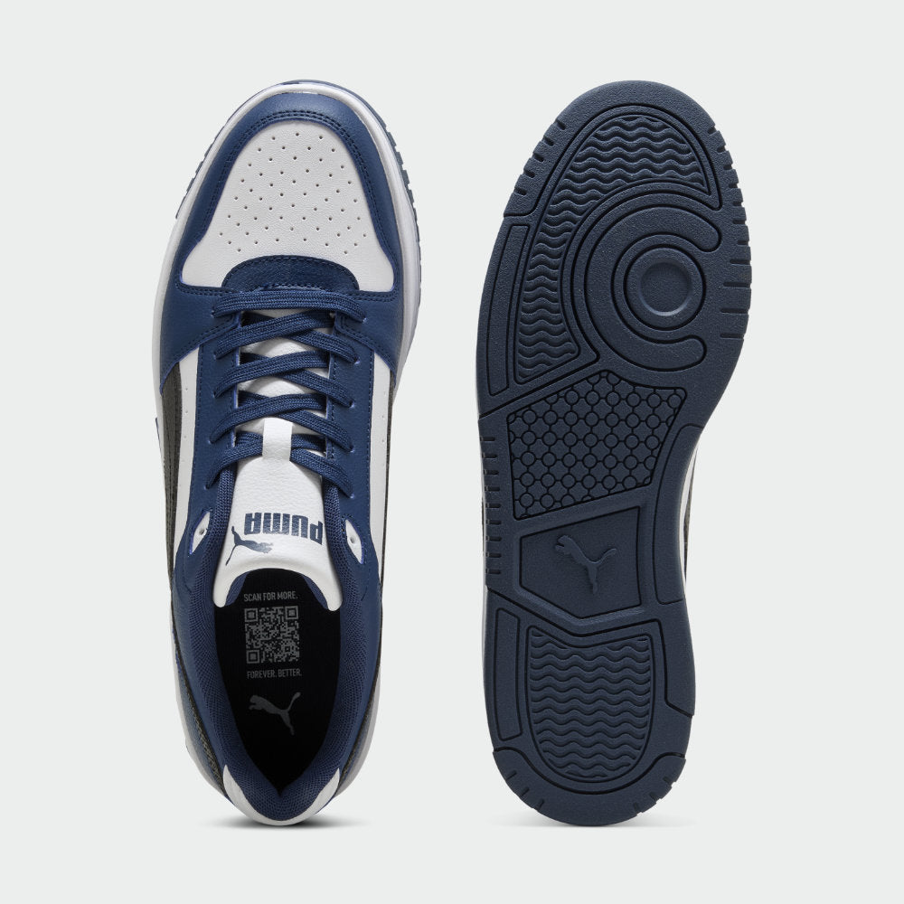 Puma Mens Rebound Slam Lo Sneakers Blue