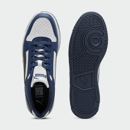 Puma Mens Rebound Slam Lo Sneakers Blue
