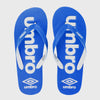 Umbro Mens Big Emboss Thong Sandals Blue