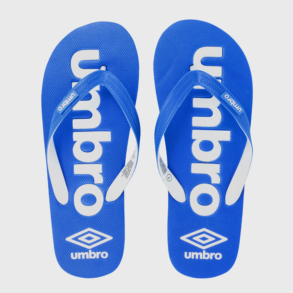 Umbro Mens Big Emboss Thong Sandals Blue