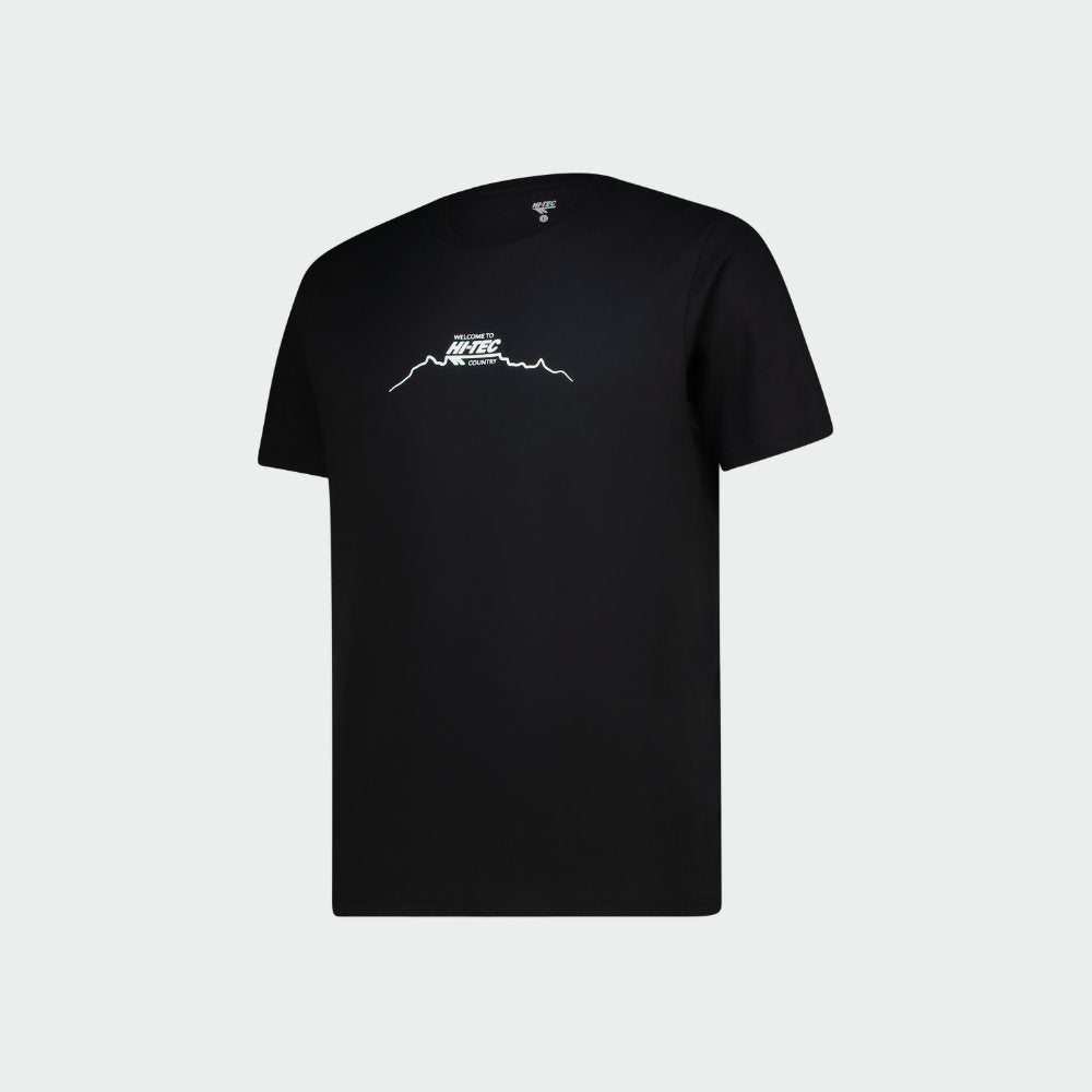 Hi-Tec Mens COUNTRY TEE Black