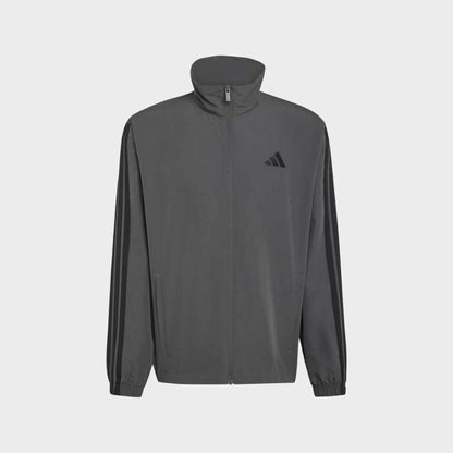 Adidas Mens 3Stripe Woven Tracksuit Grey