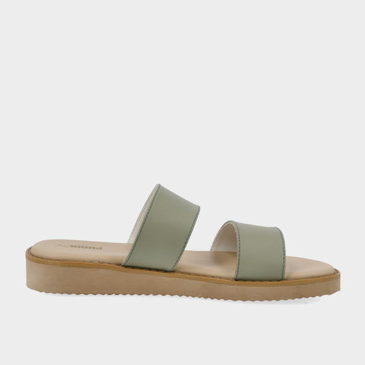 Puma Womens Gracecat Double Strap Sandals Green