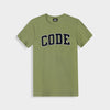 Code Mens Flock Gollegiate Graphic Tee Green