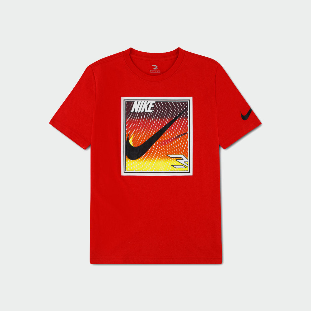 Nike 3Brand Pop Mesh Graphic Tee Red
