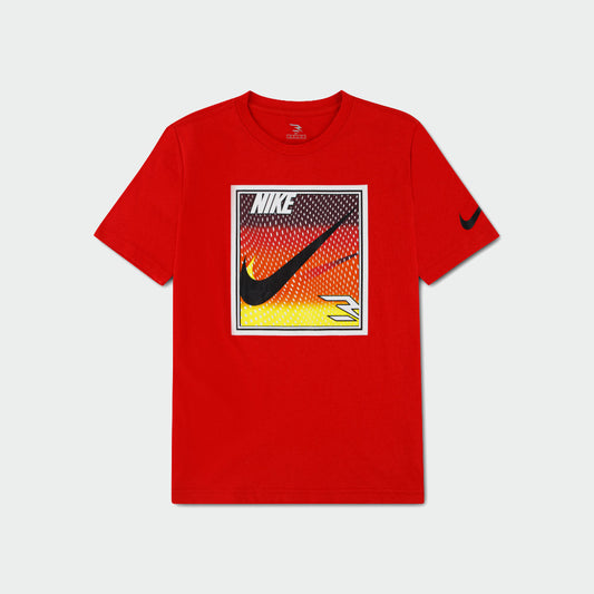 Nike 3Brand Pop Mesh Graphic Tee Red