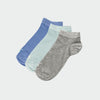 PUMA Ladies 3-Pack Low Cut socks Light Gray Heat