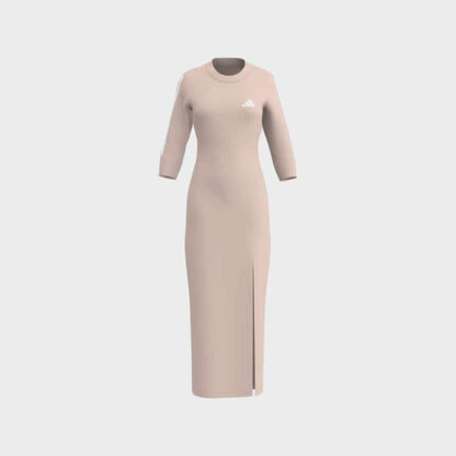 Adidas Womens 3-Strips Crew Dress Pink