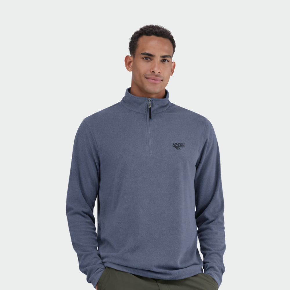 Hi-Tec Mens Mens Tech Quarter Zip Grey – Tekkie Town