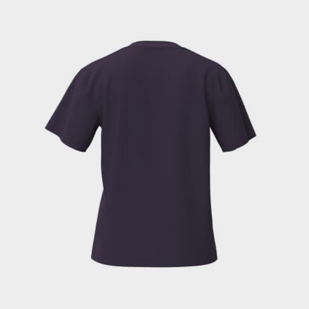 Adidas Womens Block Logo Tee Purple