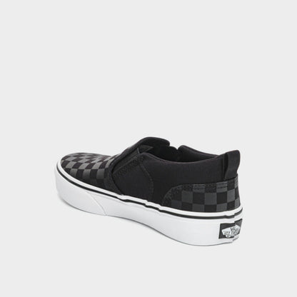 VANS KIDS Asher Checker sneakers GREY