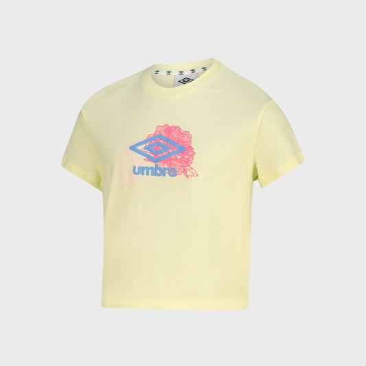 Umbro Youth Ellie Boxy Tee Yellow