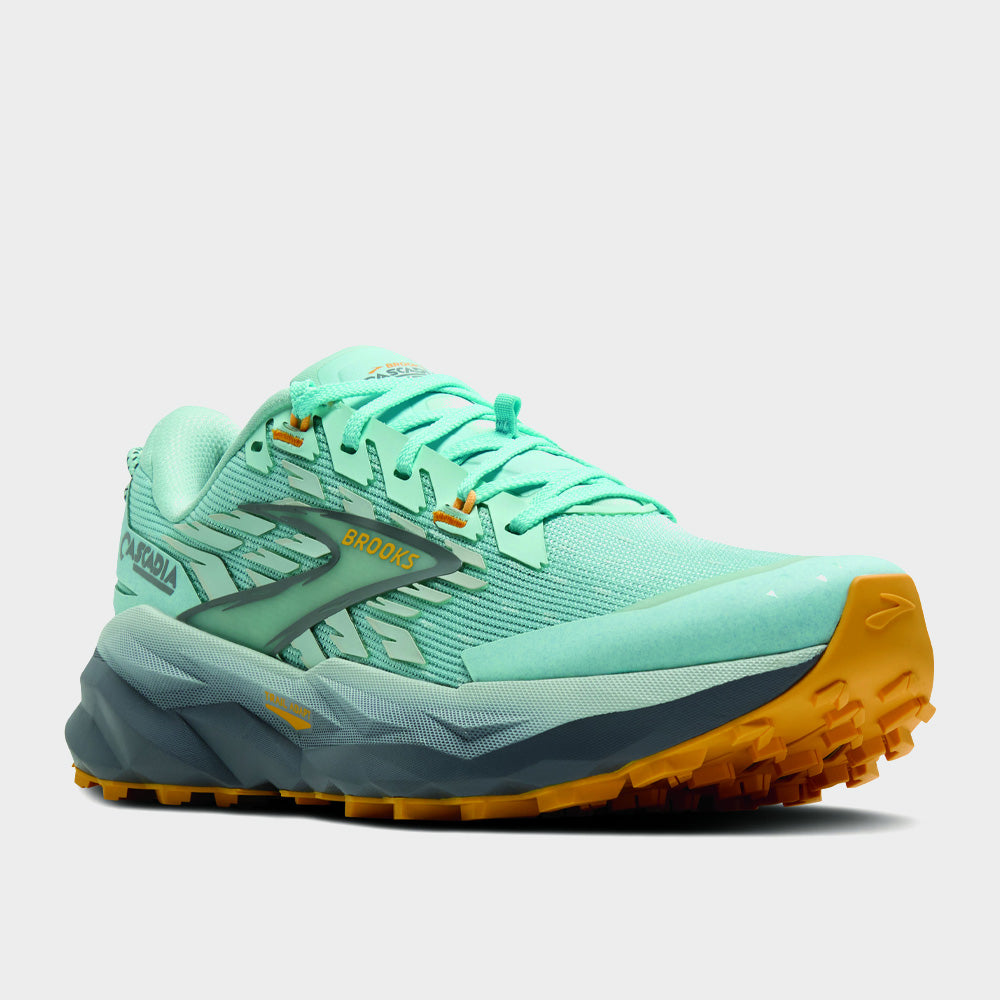 Brooks Womens Cascadia 19 Trail Running Shoes Blue