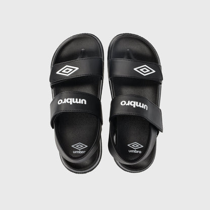 Umbro Womens Embossed Strap Sandals Black