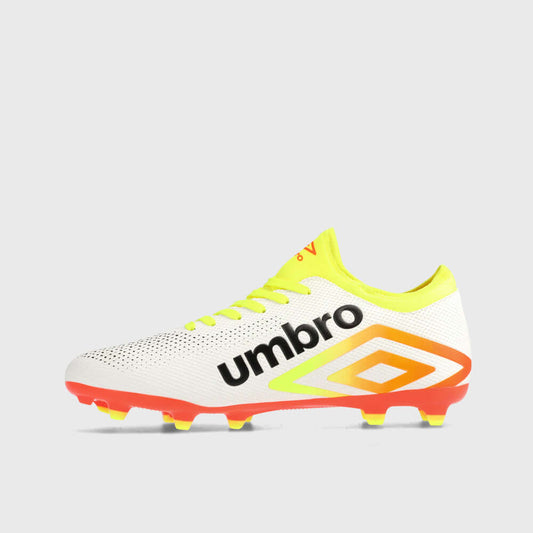 Umbro Mens Aurora III Football Boots White