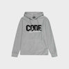 Code Mens Polarfleece Hoodie Grey