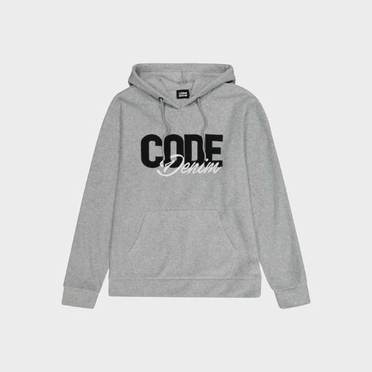 CODE MENS Polarfleece Hoodie GREY