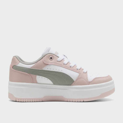 Puma Womens Rebond Femme Low Sneakers Pink