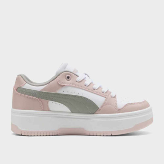 PUMA WOMENS REBOND FEMME LOW SNEAKERS PINK