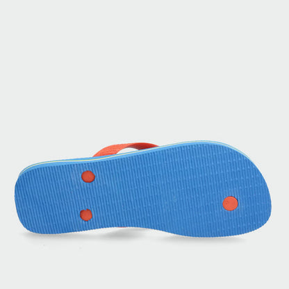 Havaianas Brazil Logo Blue Orange Blue