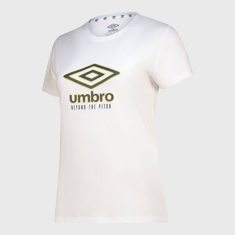 Umbro WOMENS Short Sleeve Regular Crew Tee White