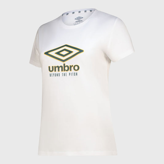 Umbro WOMENS Short Sleeve Regular Crew Tee White