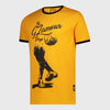 Majita Mens Glamour Boys Ringer Tee Yellow