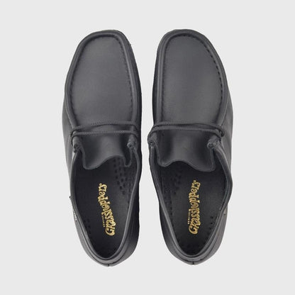 GRASSHOPPER MENS SofTee Moccasins BLACK
