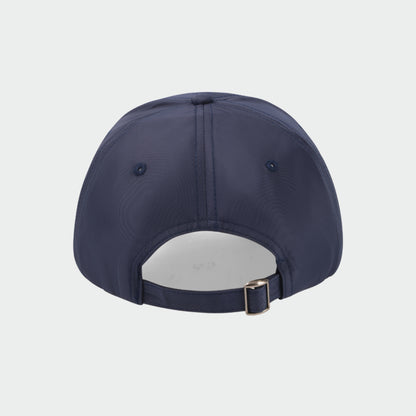 Code Textured with Embroidery Peak Cap Blue