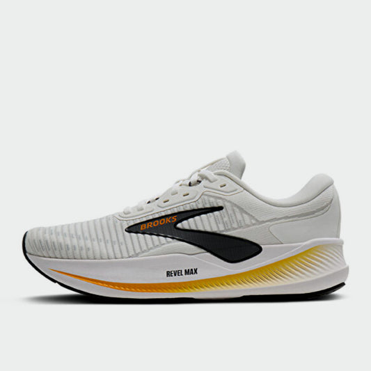 Brooks Mens Revel Max Running Shoes White