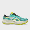ASICS MENS TRABUCO 14 trail running shoes GREEN