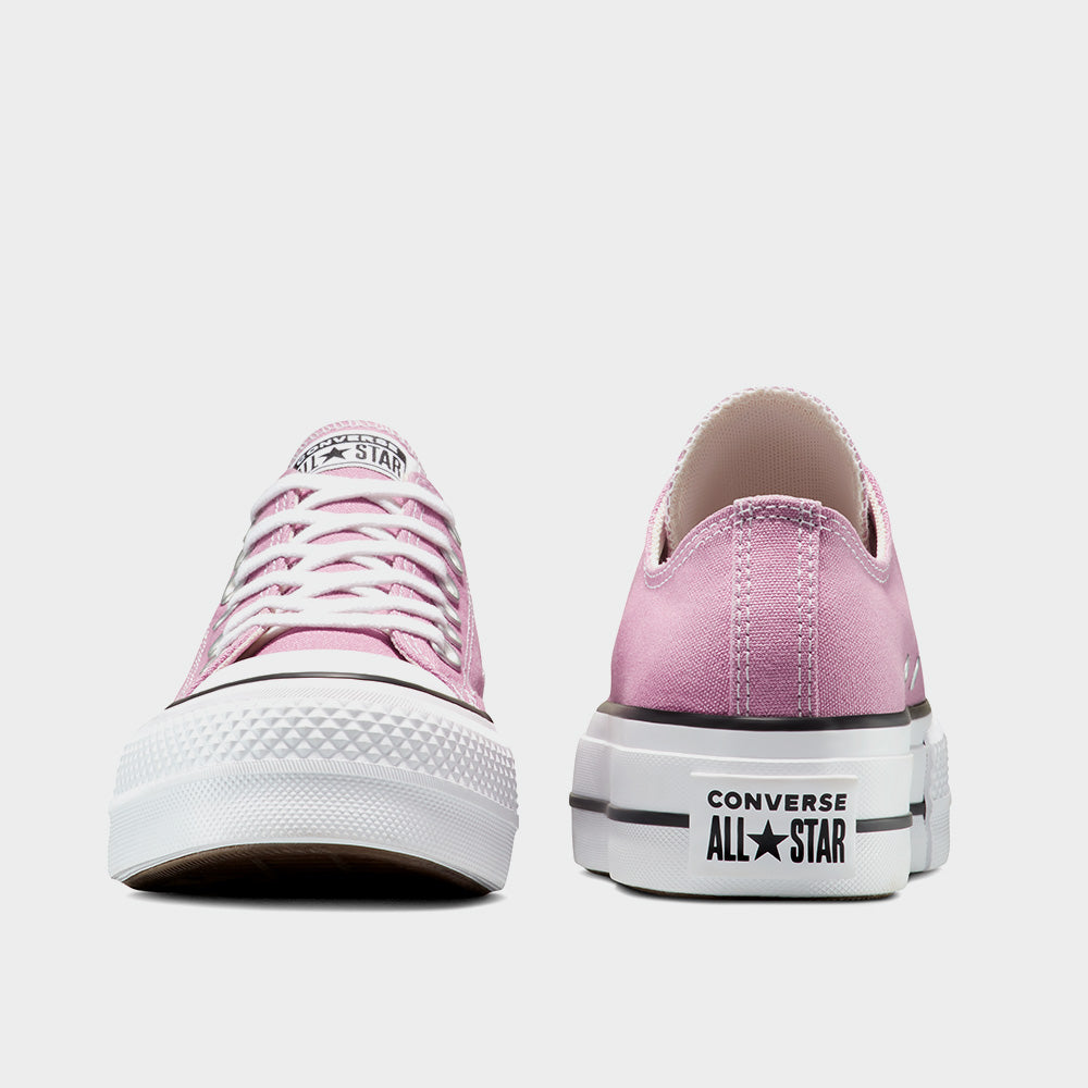 Converse Womens All Star Lift Platform Low Top Sneakers Pink