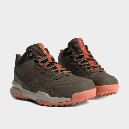 HI-TEC MENS Glacier Mid Outdoor Shoes BROWN