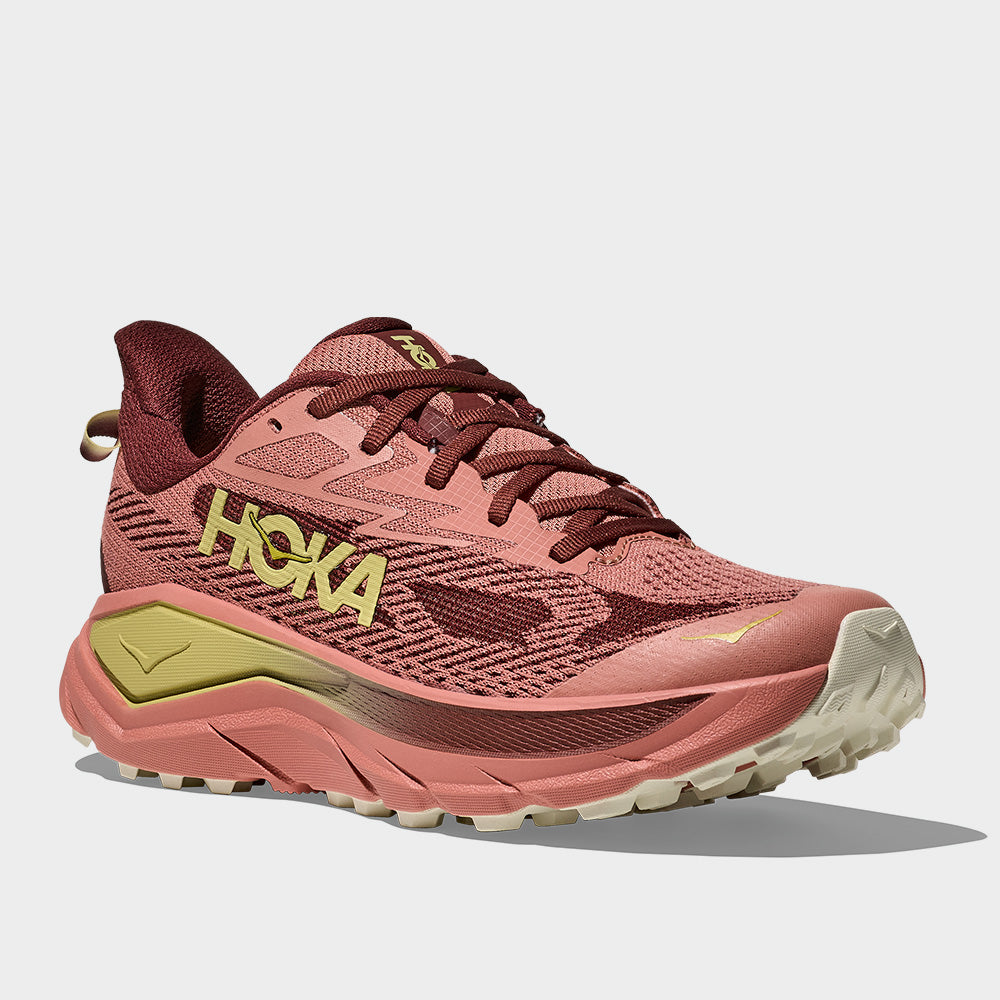 Hoka Womens Challenger 8 Trail Running Shoes Pink