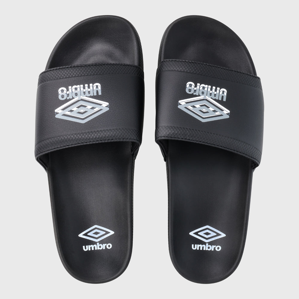 Umbro Mens Squeeze Me Comfort Slides Black