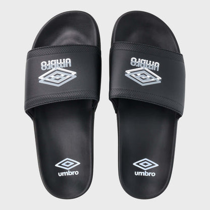 Umbro Mens Squeeze Me Comfort Slides Black