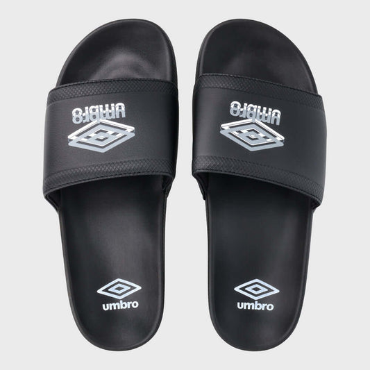 Umbro Mens Squeeze Me Comfort Slides Black