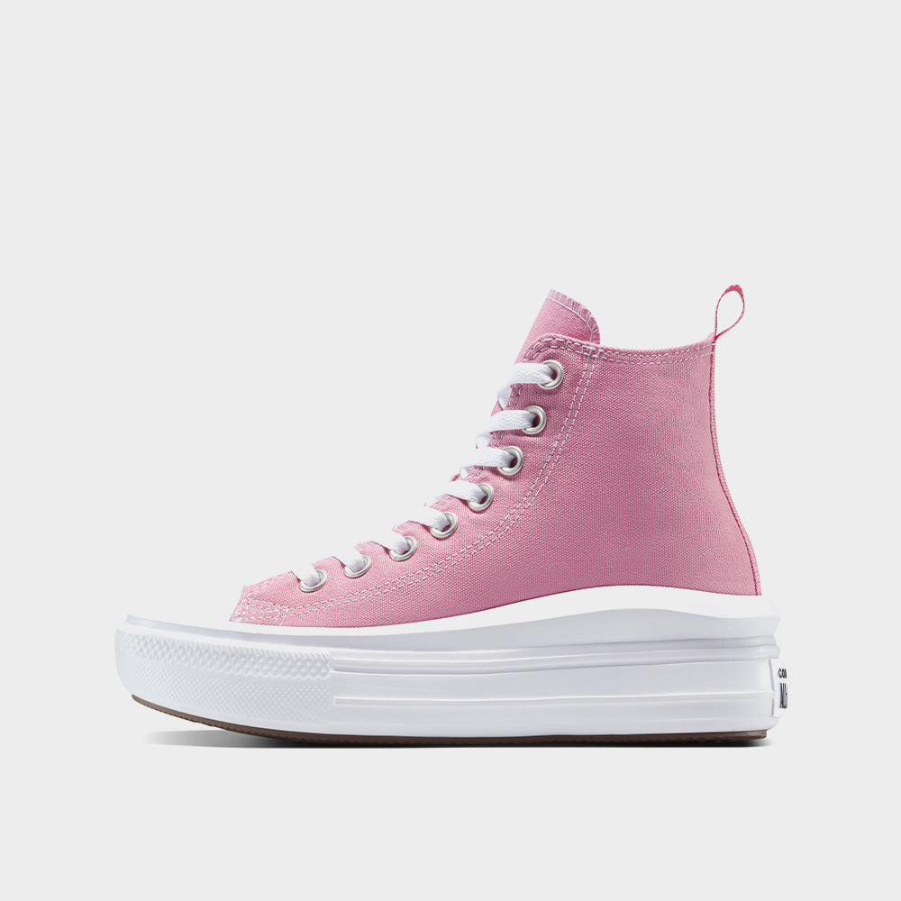 Converse Youth All Star Move Platform High Top Sneakers Pink