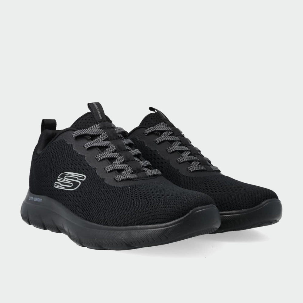 Skechers Mens Summits Sneakers Black