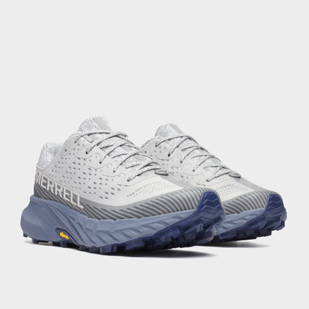 Merrell Mens Agility Peak 5 Trail Running Shoes Light Grey