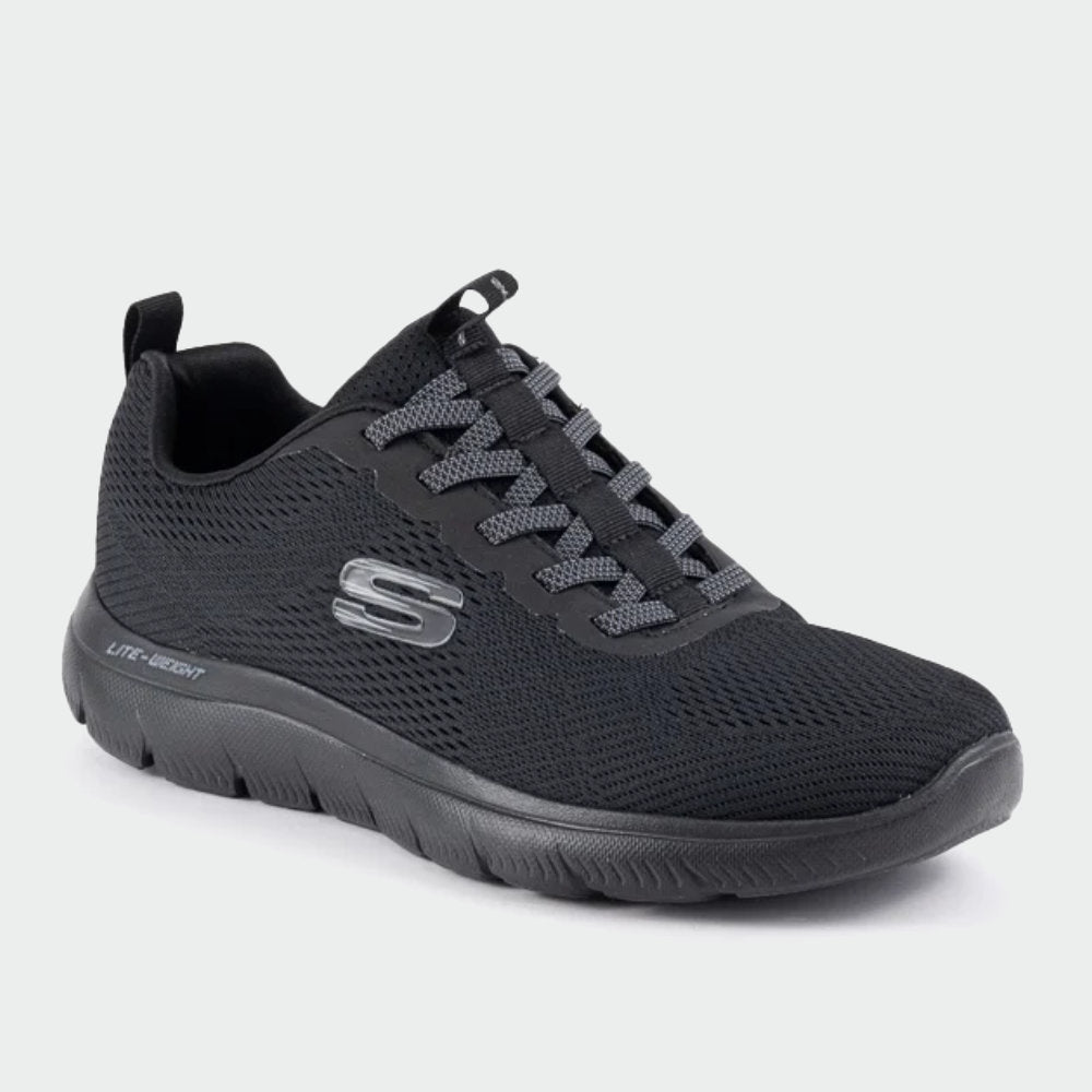 Skechers Mens Summits Sneakers Black