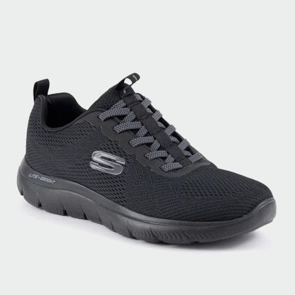 Skechers Mens Summits Sneakers Black