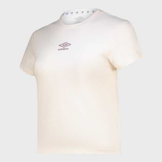 Umbro Womens Ideal Fitted Tee Beige