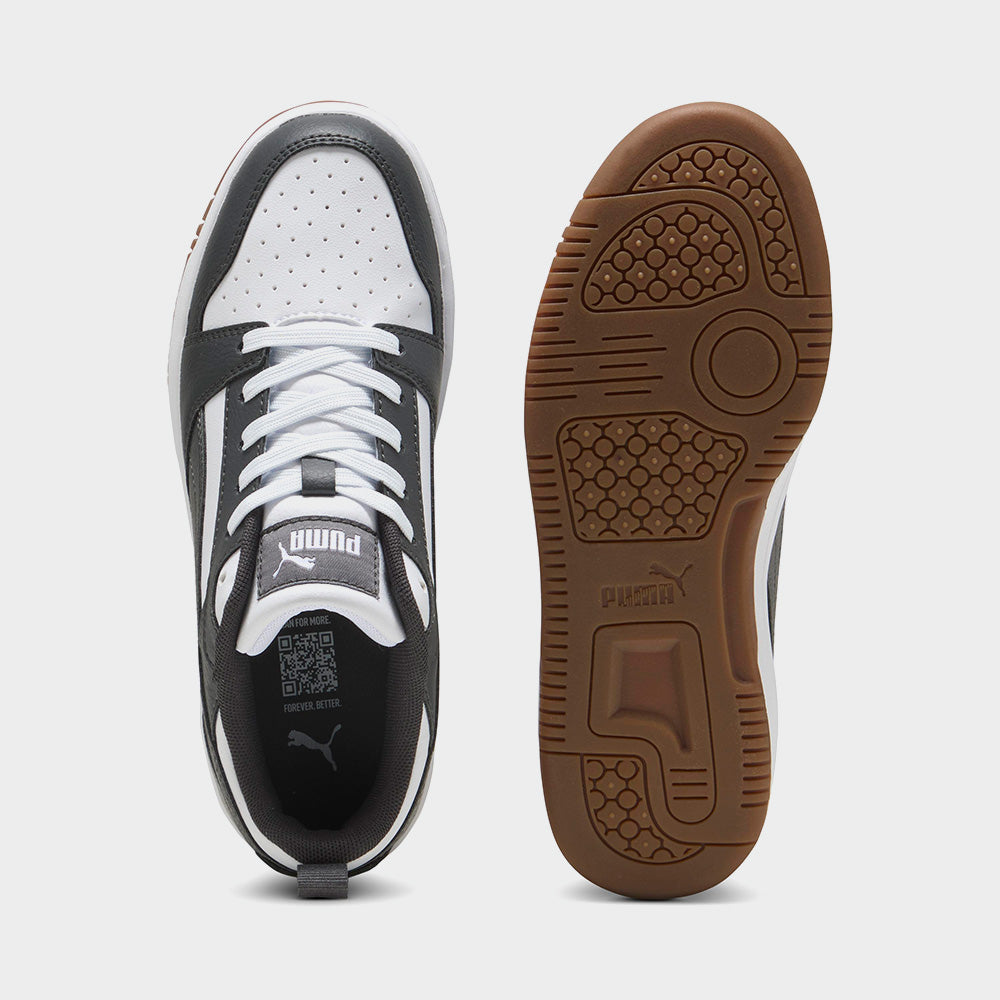 Puma Youth Rebound V6 Low Sneakers Grey