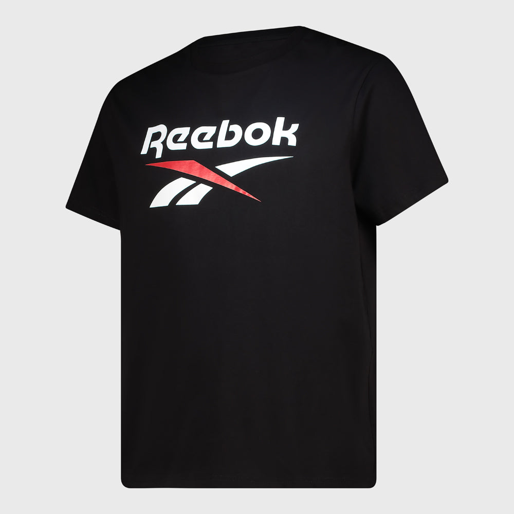 Reebok Mens Bruno Big Logo Tee Black