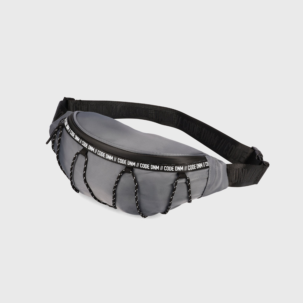 Code Unisex Moonbag With Branded Tape Grey